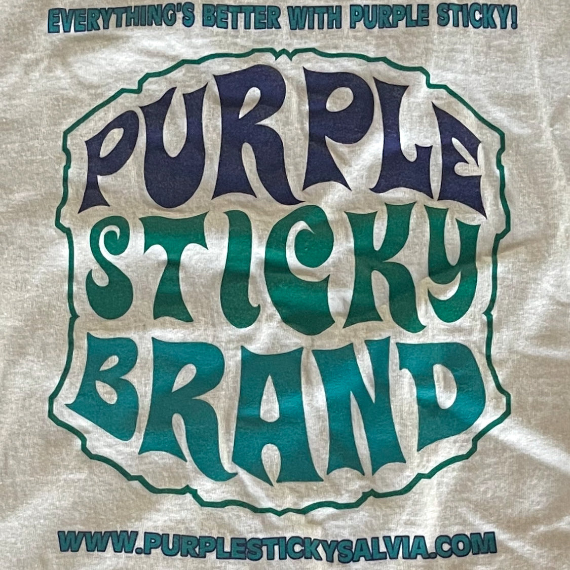 White Tank Top Purple PurpleStickyBrand