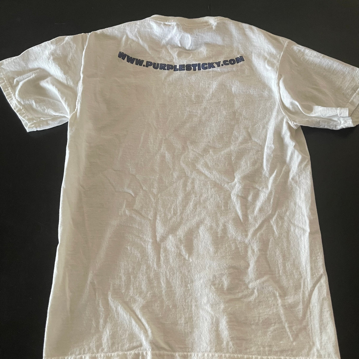 White T-shirt Purple PS PurpleStickyBrand