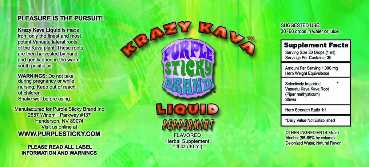 Kava Liquid Tincture (Peppermint)